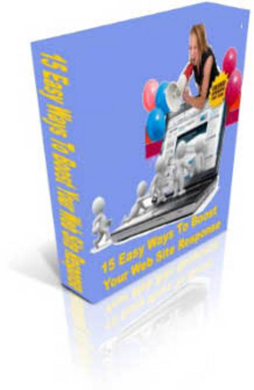 Product picture 15 Easy Ways To Boost Your Website Response: